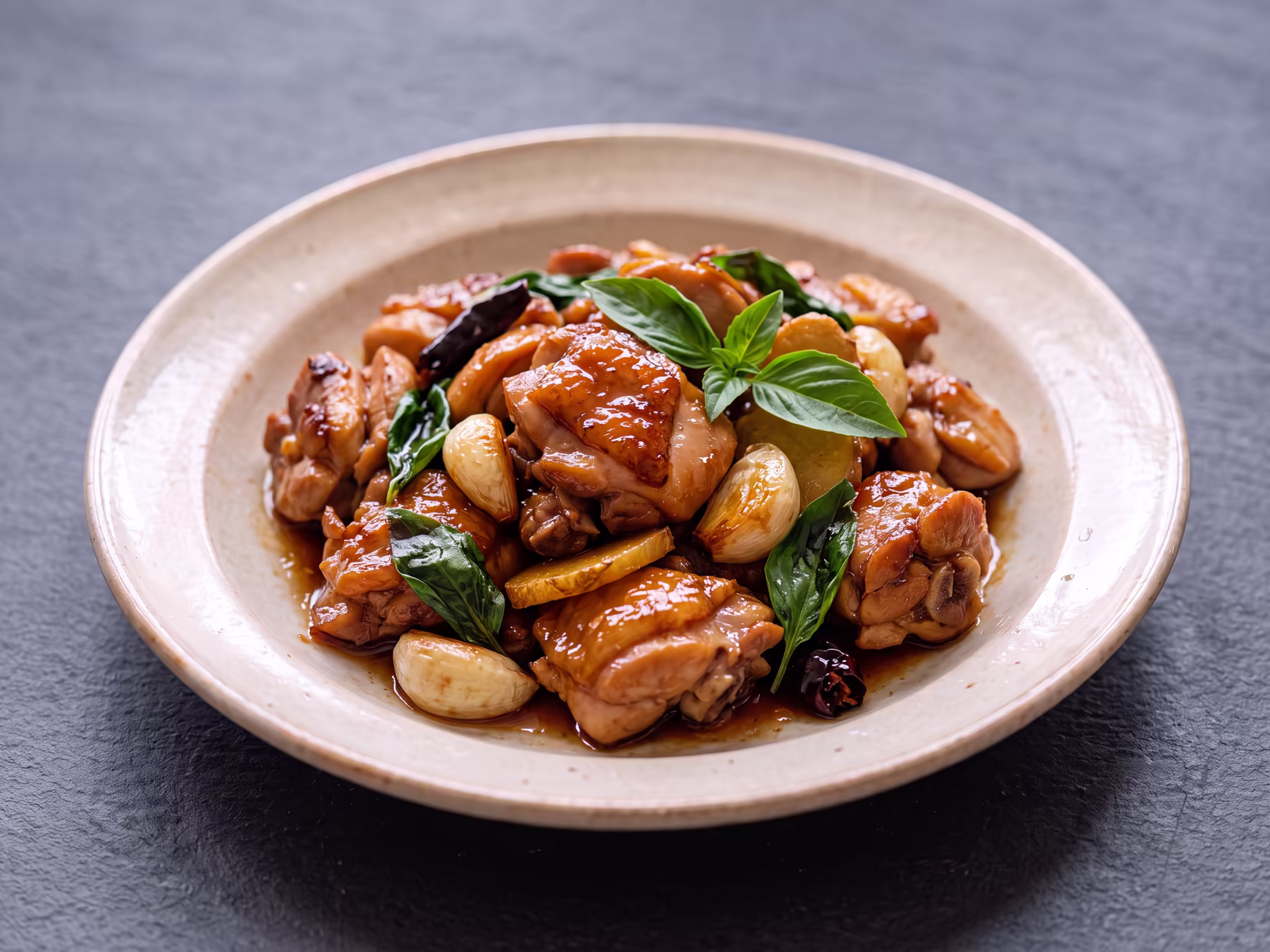 台式三杯鸡
