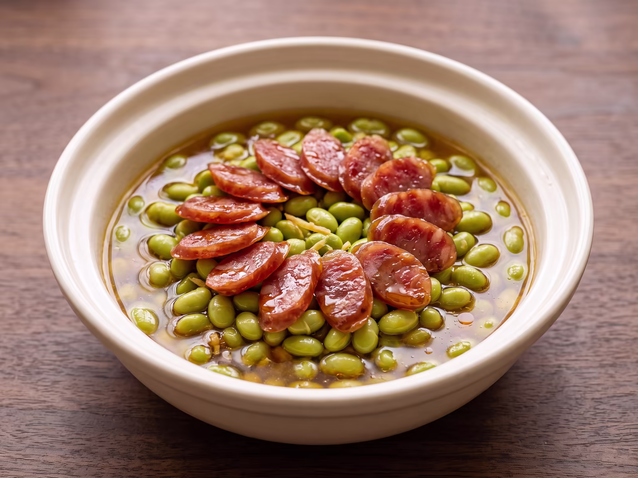 蒸毛豆米