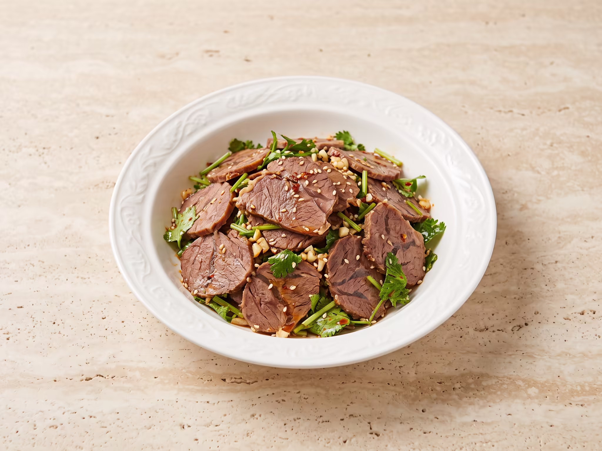 香菜拌牛肉